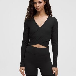 Lululemon nulu front wrap long sleeve top